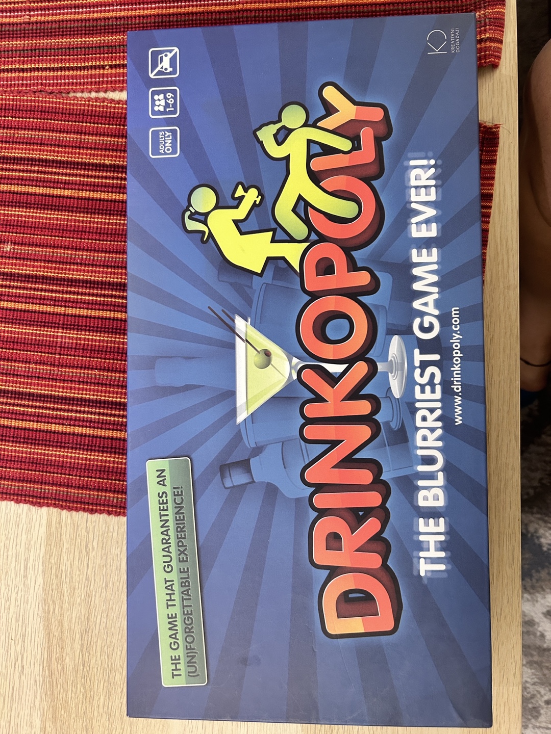 Drinkopoly Party Game