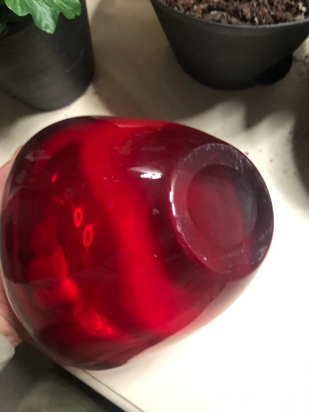 Vintage Murano Style Large Heart. image indicator(3)