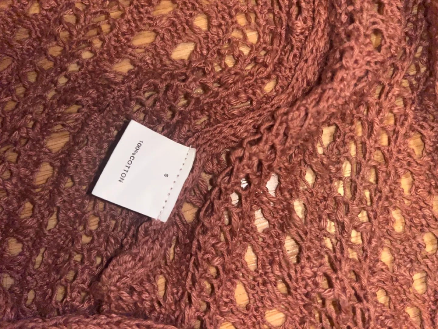 Brown Knit Cardigan -DONATING BY SUNDAY image indicator(3)