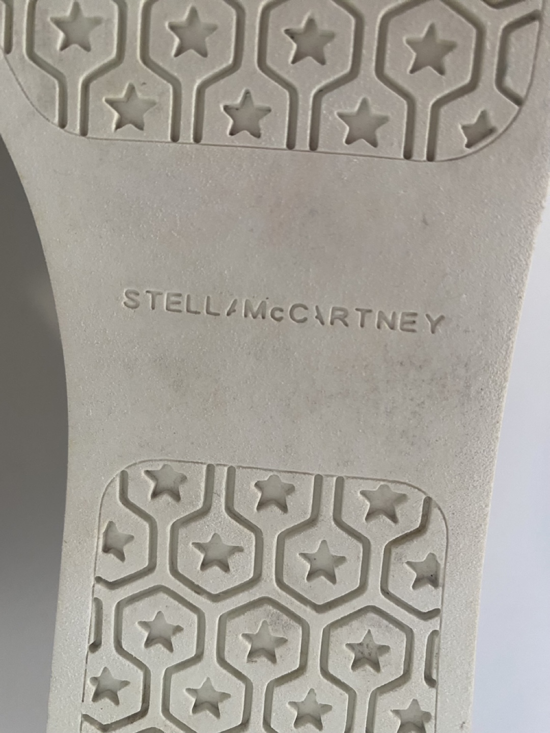 Stella McCartney BINX Beige & Silver Star Platform Slip-On Shoes - photo 5
