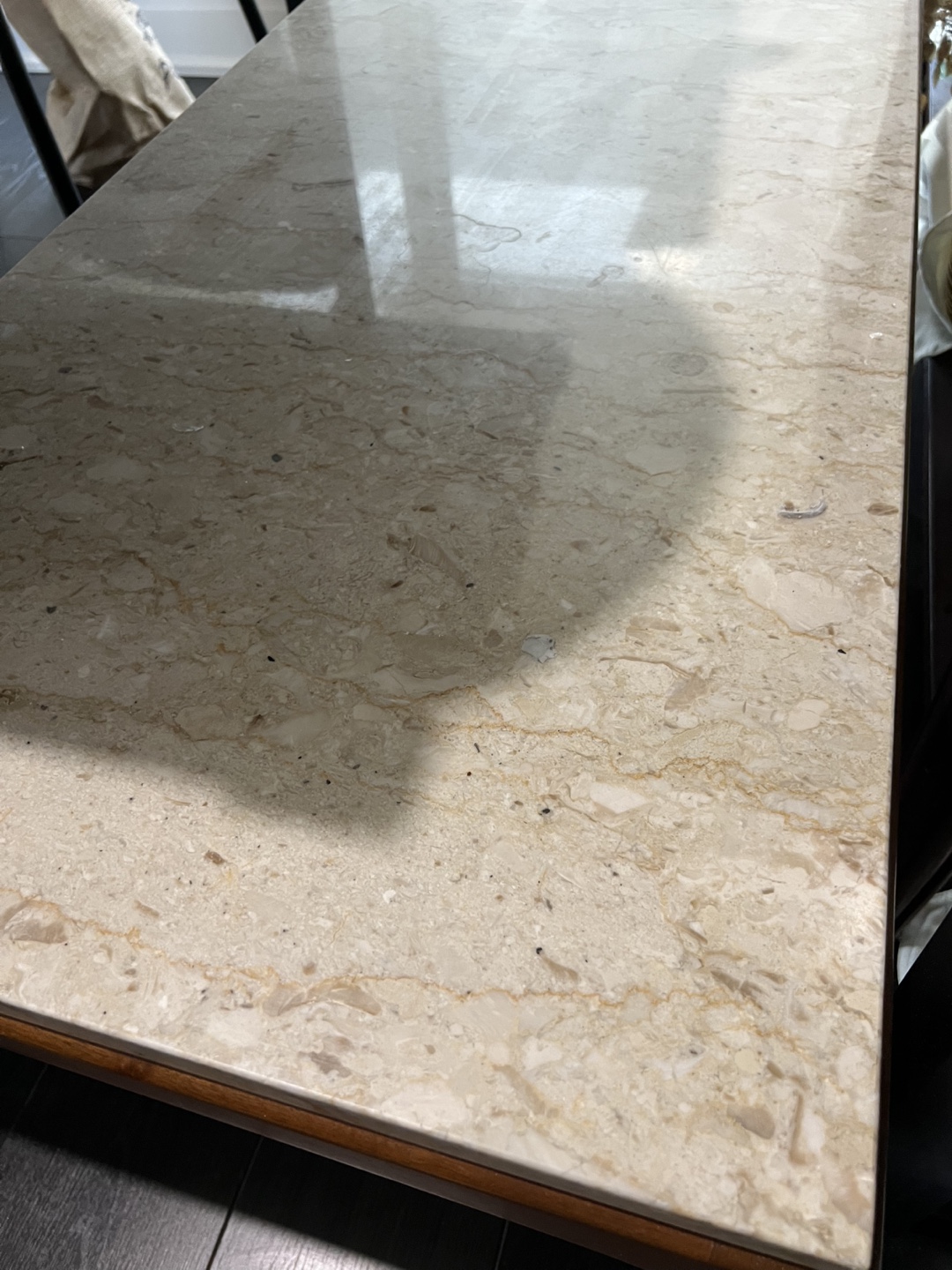 Mid-Century Modern Marble Coffee Table
