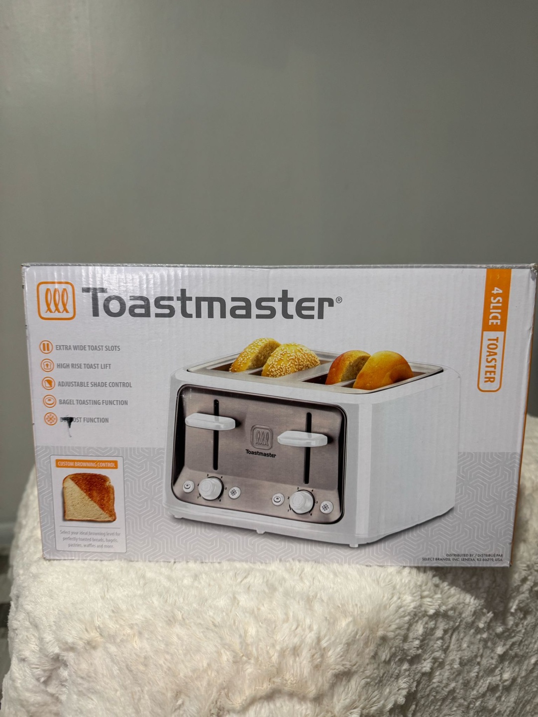 Toastmaster 4-Slice Toaster - White
