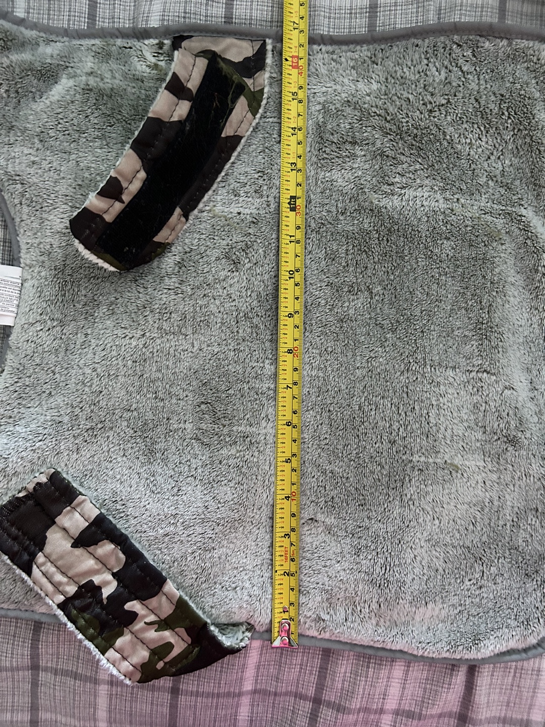 Top Paw Dog Coat Size 14 Camo & Orange Stripes - photo 5