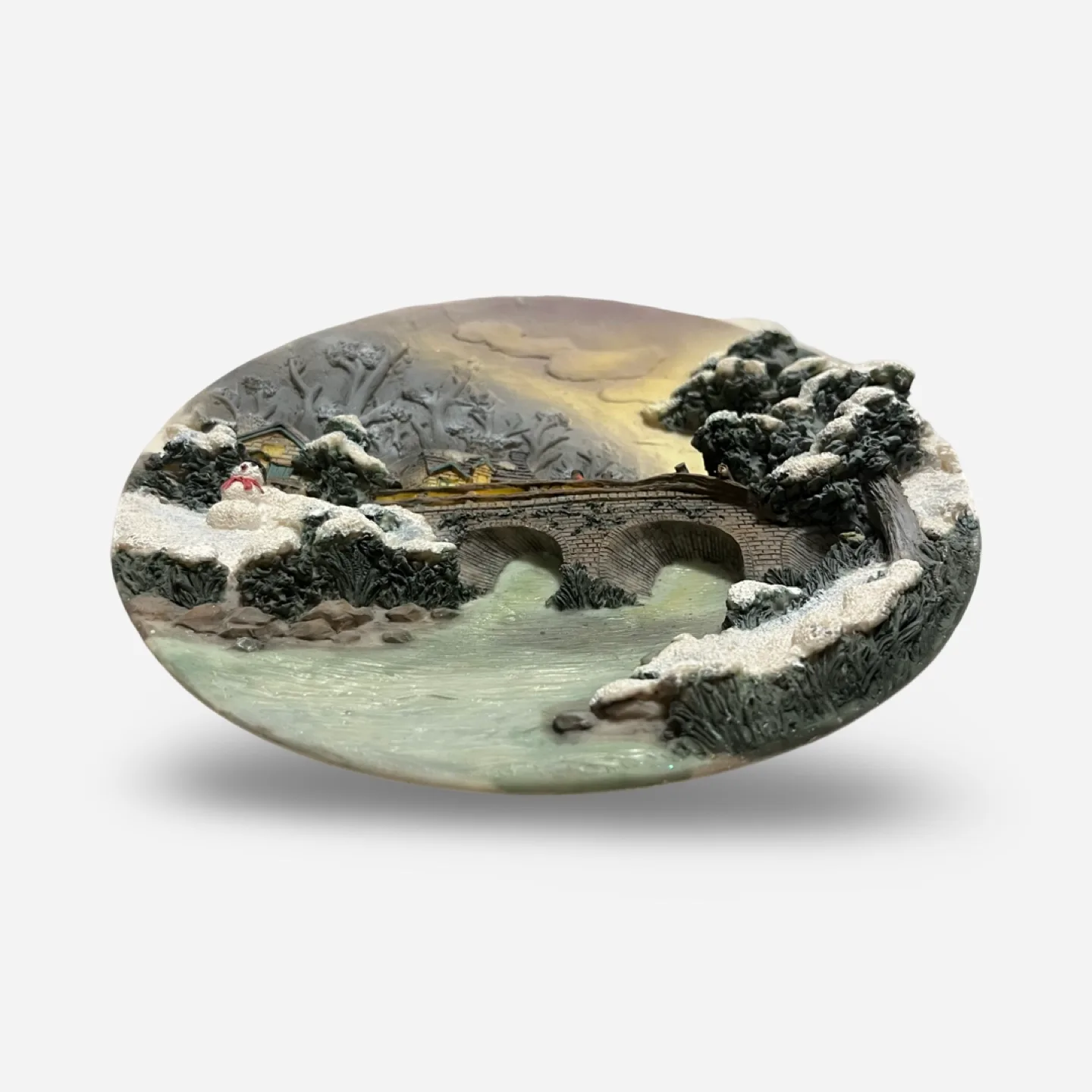 Winter Village Wall Decor Plate - #freecycle image indicator(2)