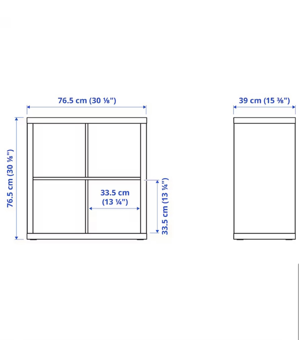 IKEA Kallax units x 2 (with doors) - photo 3