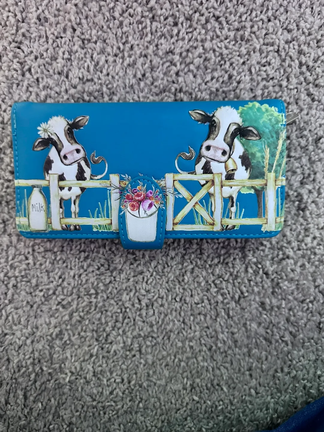 Shag Wear Cow Print Wallet thumbnail