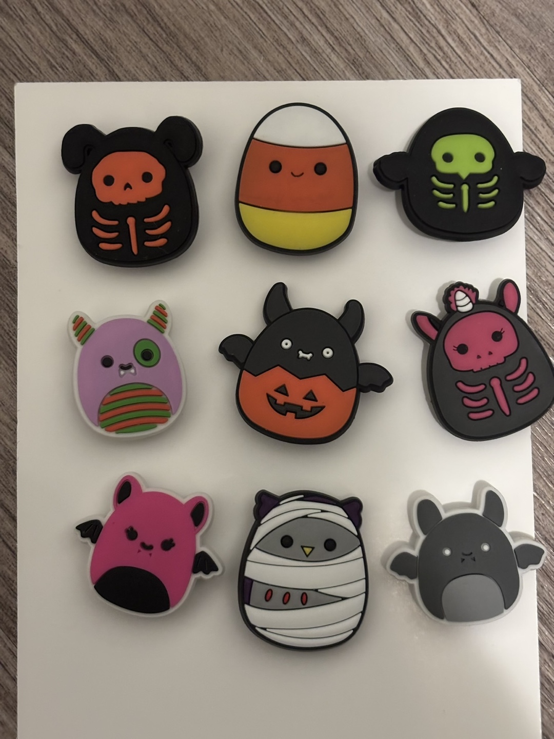 Squishmallow Halloween Jibbitz Charms - 9 Pack