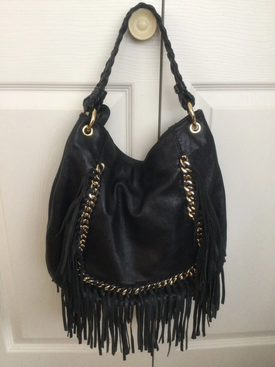Michael Kors Leather Hobo Bag image indicator(2)