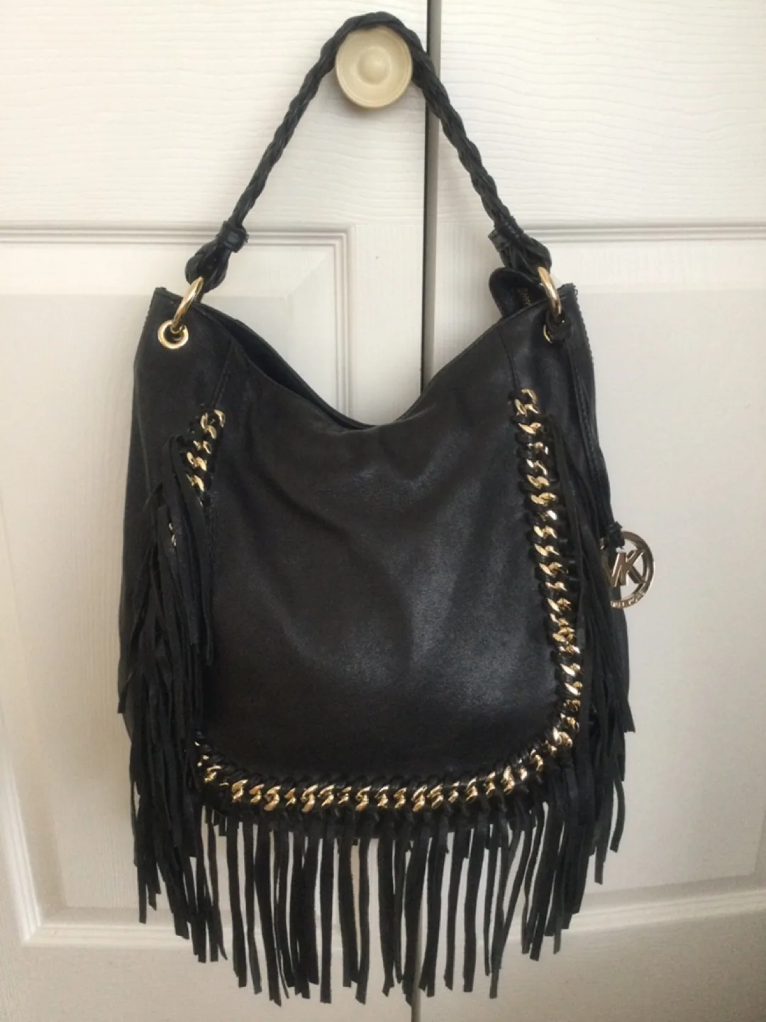 Michael Kors Leather Hobo Bag image indicator(3)