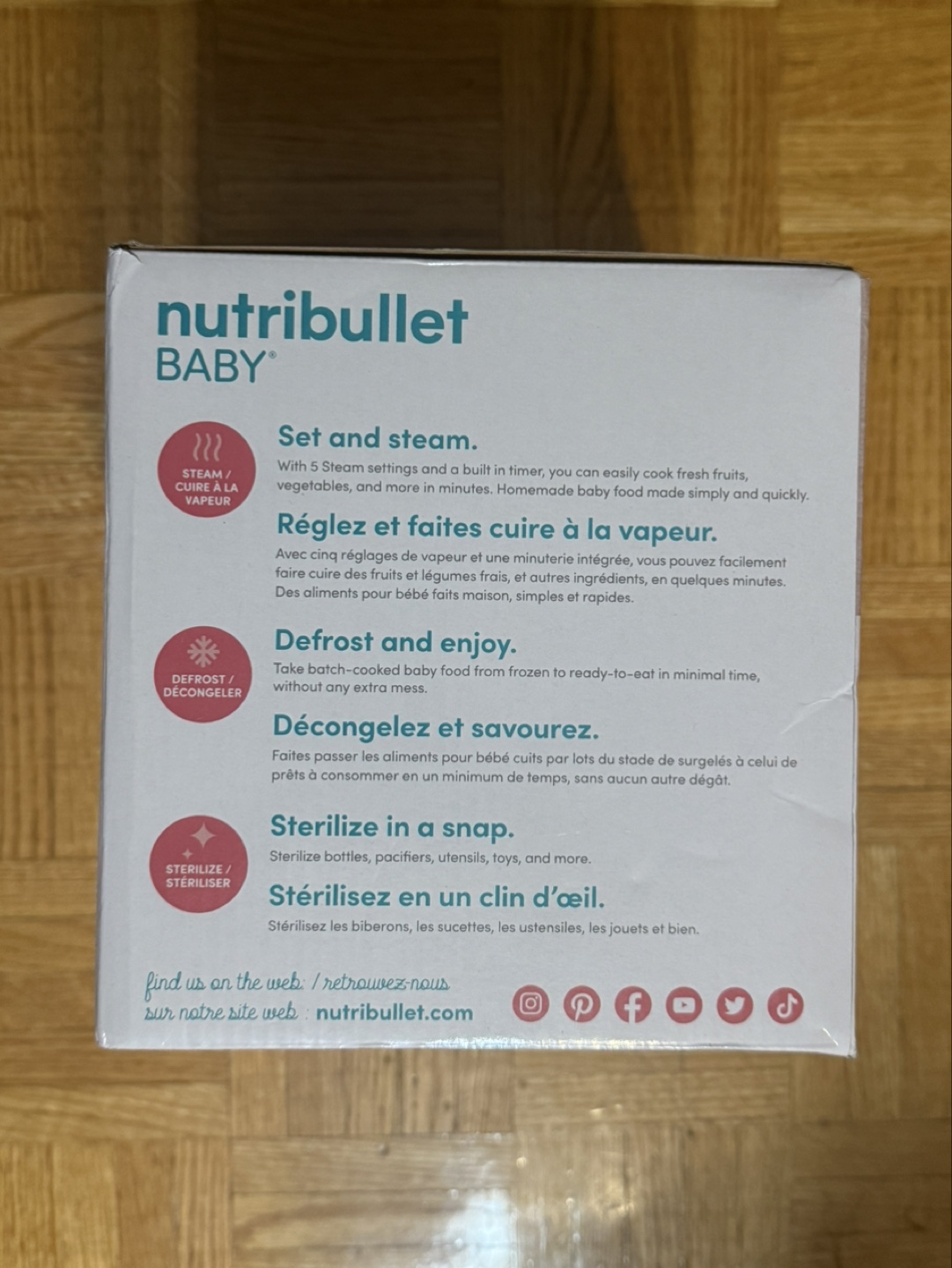 NutriBullet Baby Turbo Steamer - photo 3