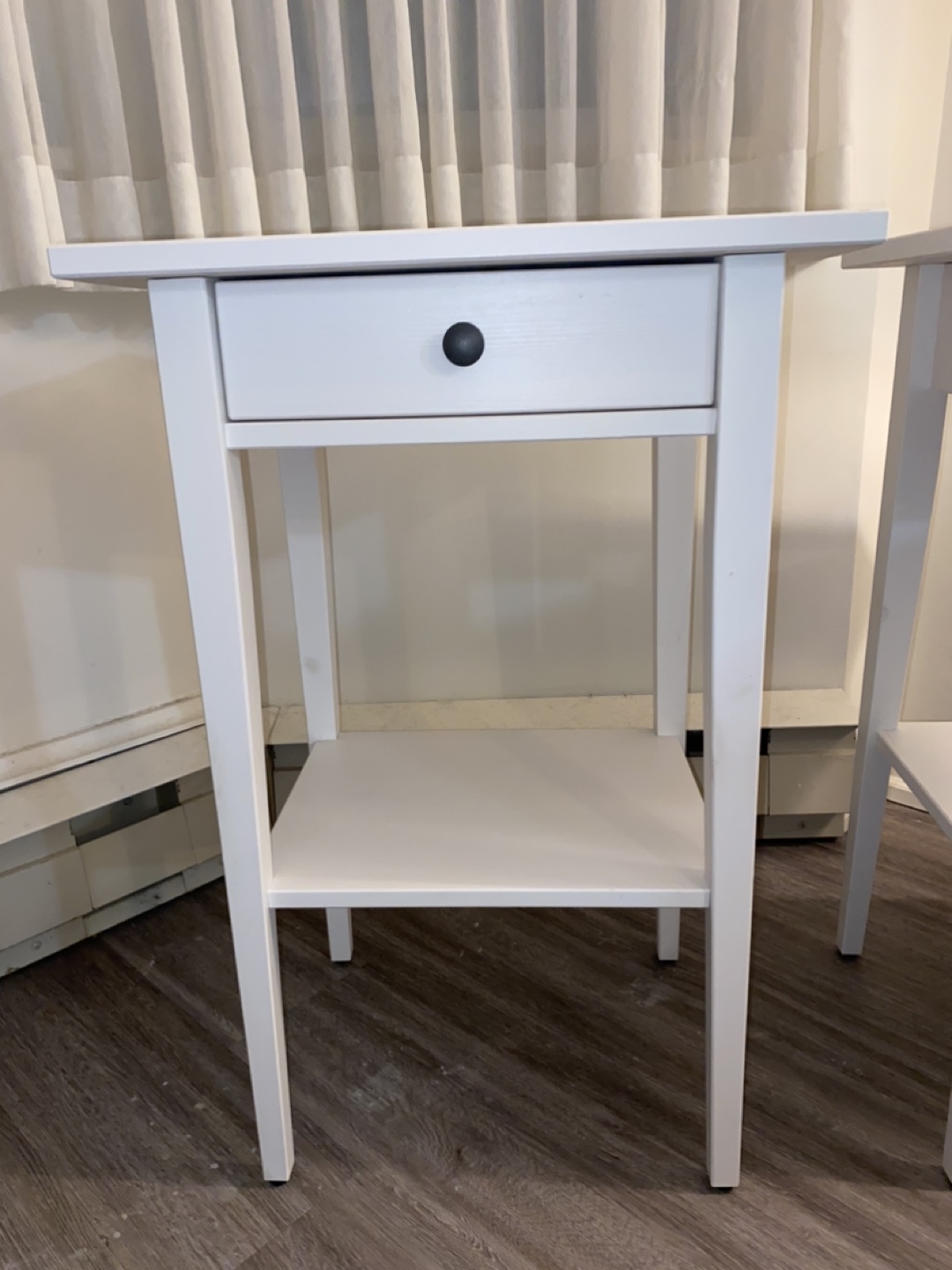 Pair IKEA “Hemnes” Side Tables