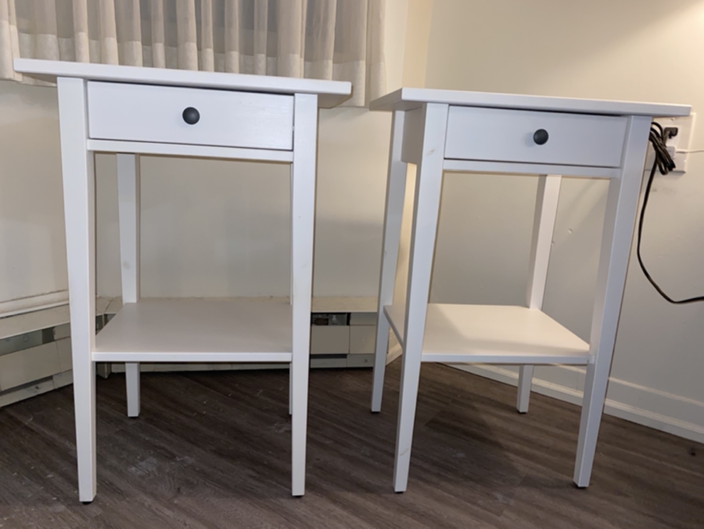 Pair IKEA “Hemnes” Side Tables - photo 3
