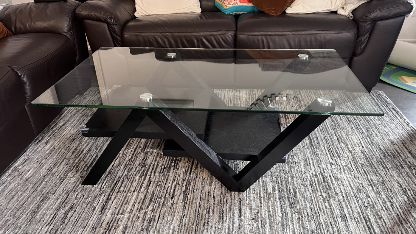Modern Glass Top Coffee Table - photo 3