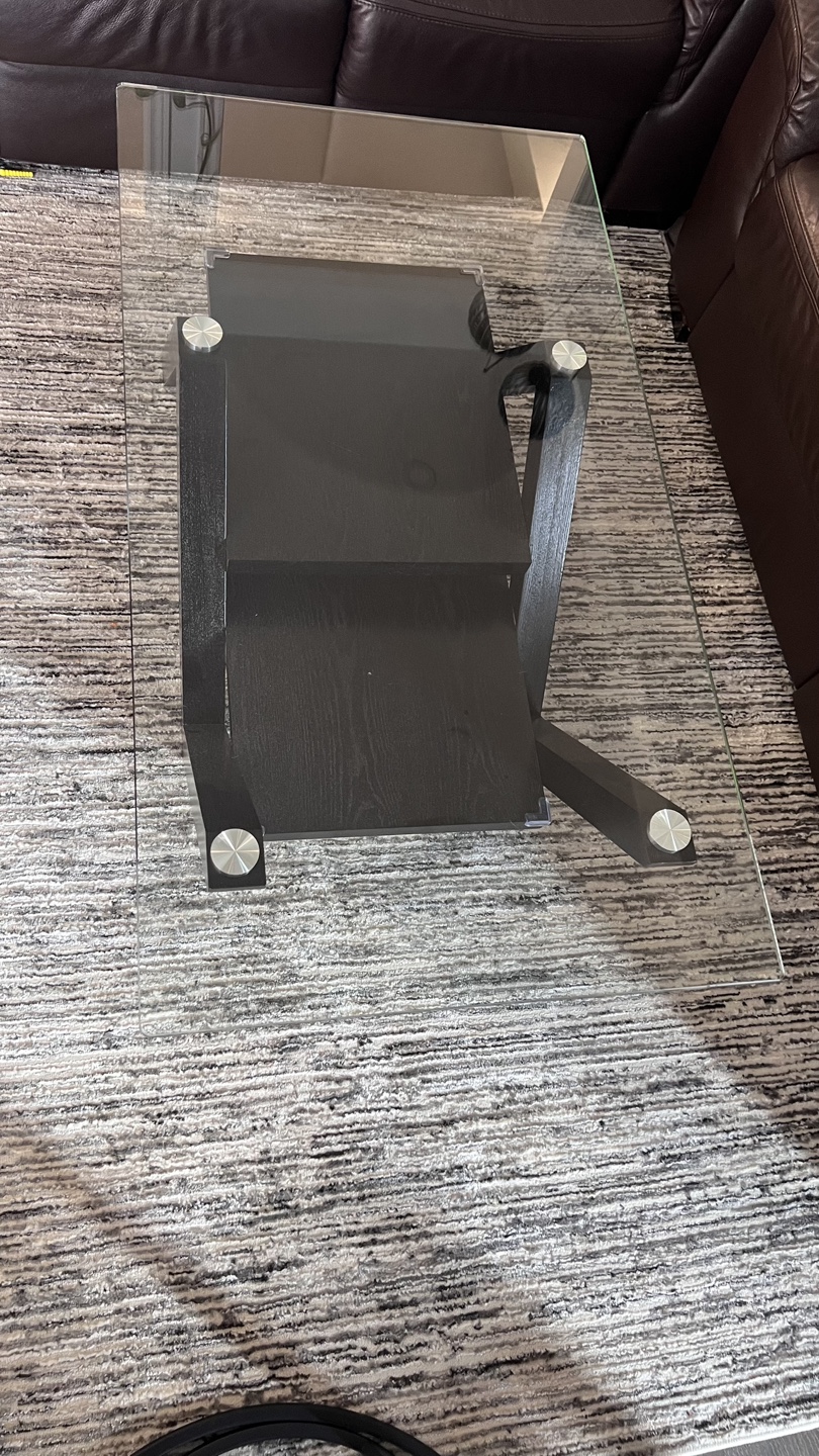 Modern Glass Top Coffee Table