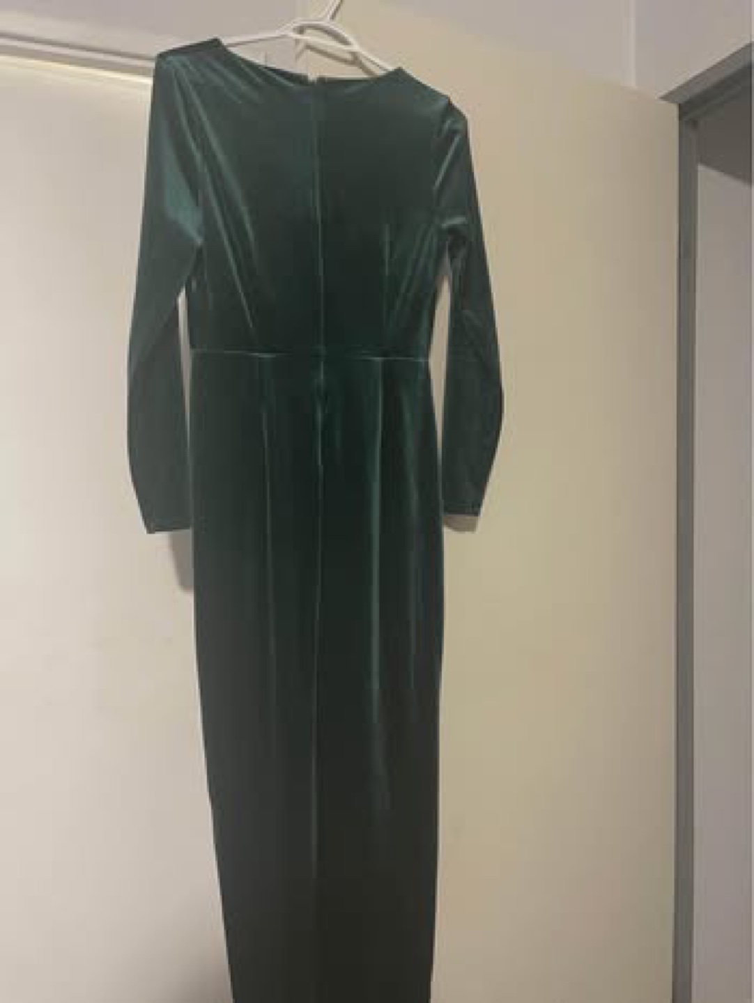 Emerald Green Velvet Maxi Dress - photo 3