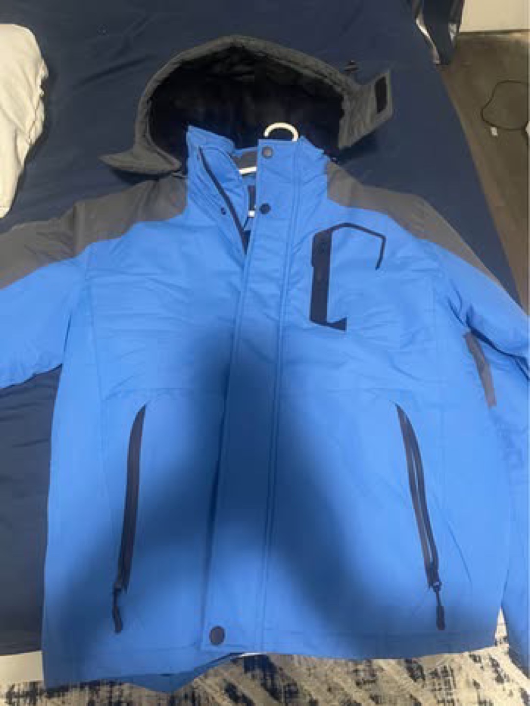 Men's Columbia Ski Jacket - Blue and Grey - photo 4