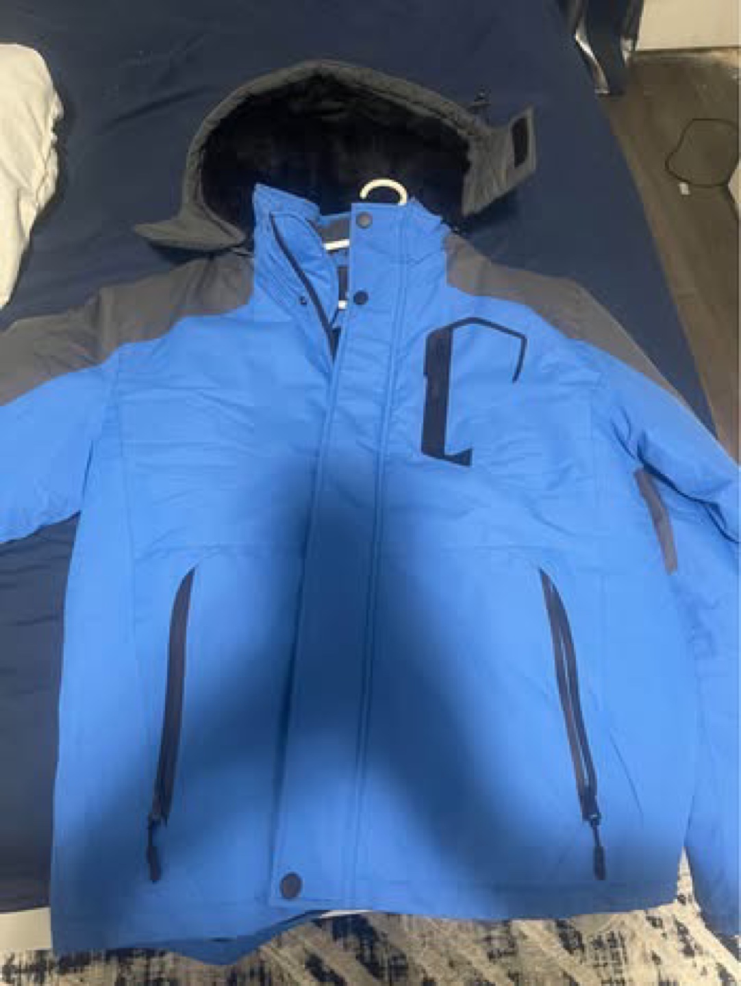 Men's Columbia Ski Jacket - Blue and Grey - photo 3