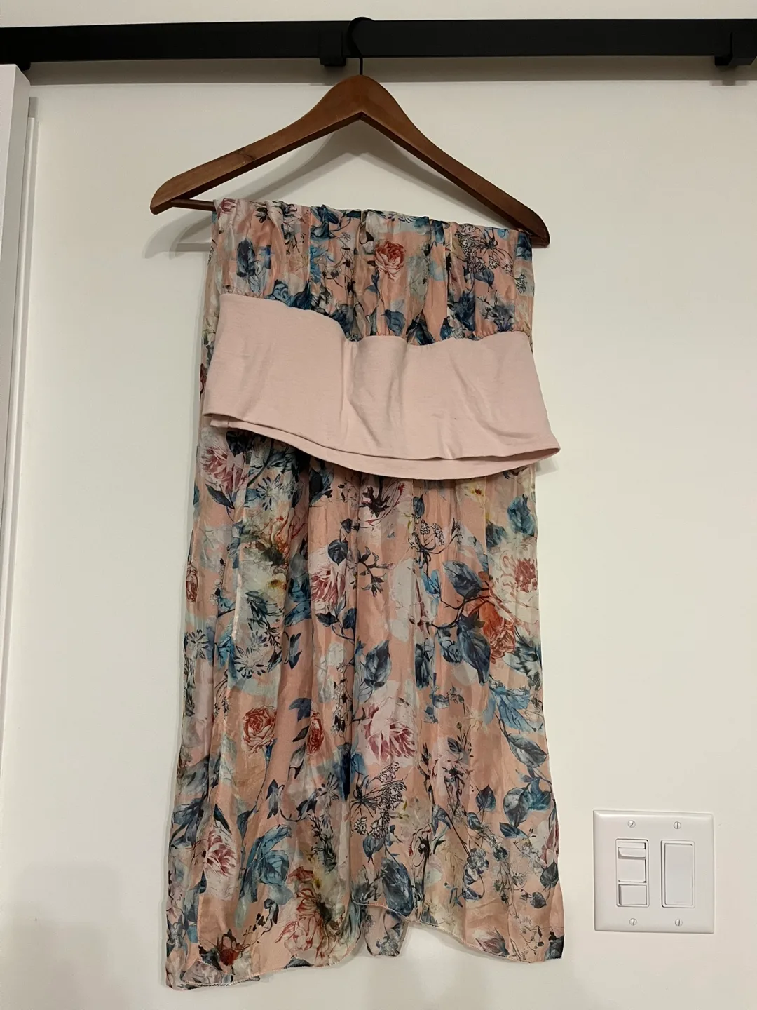 Gena Baidi Floral Print 2XL Maxi Skirt thumbnail