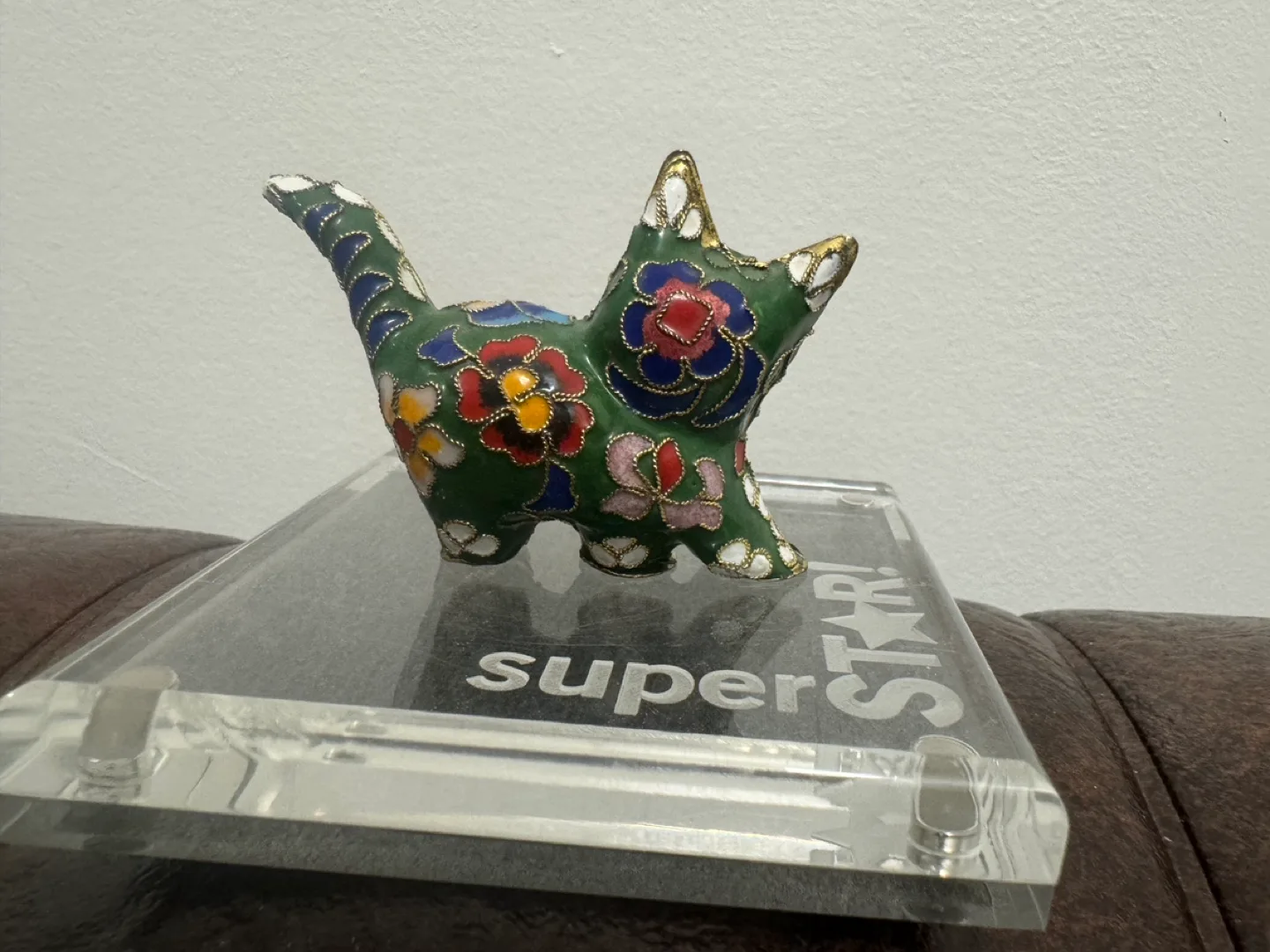 Set of 3 Cloisonné Enamel Kittens image indicator(6)