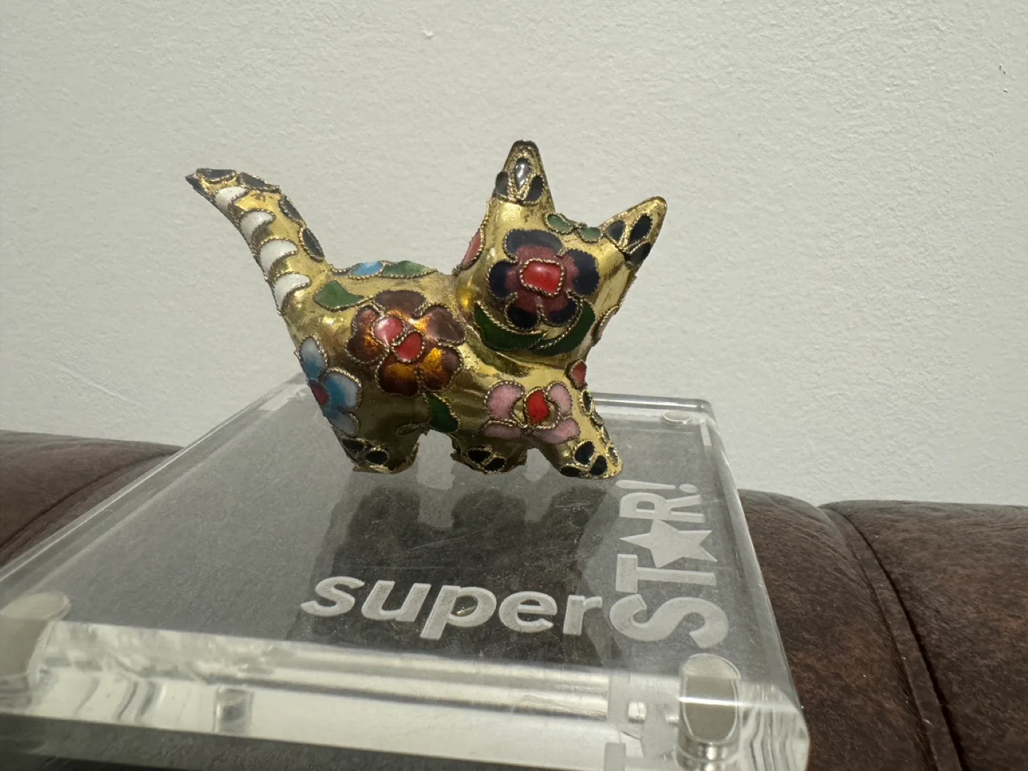 Set of 3 Cloisonné Enamel Kittens image indicator(2)