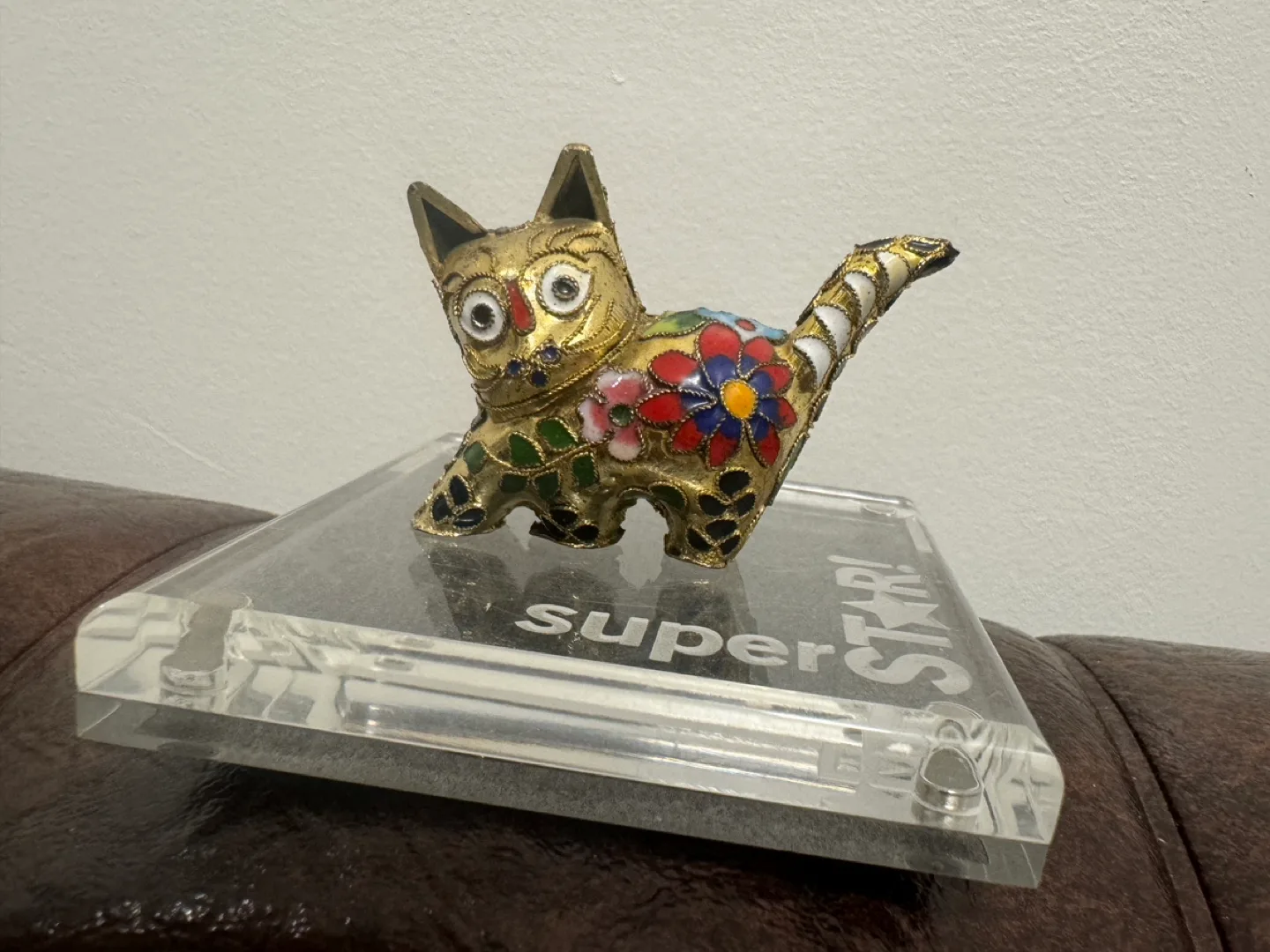 Set of 3 Cloisonné Enamel Kittens image indicator(9)