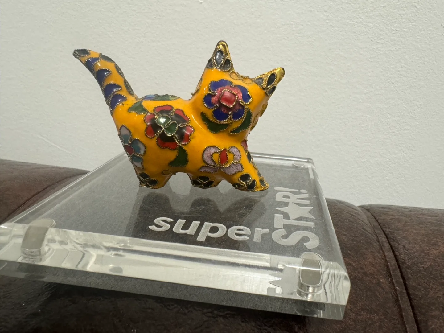 Set of 3 Cloisonné Enamel Kittens image indicator(8)