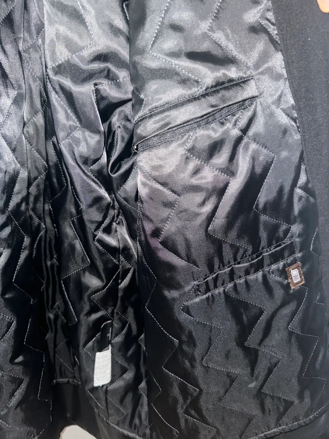 Men's Danier Black Leather Jacket - Size 2XL image indicator(4)