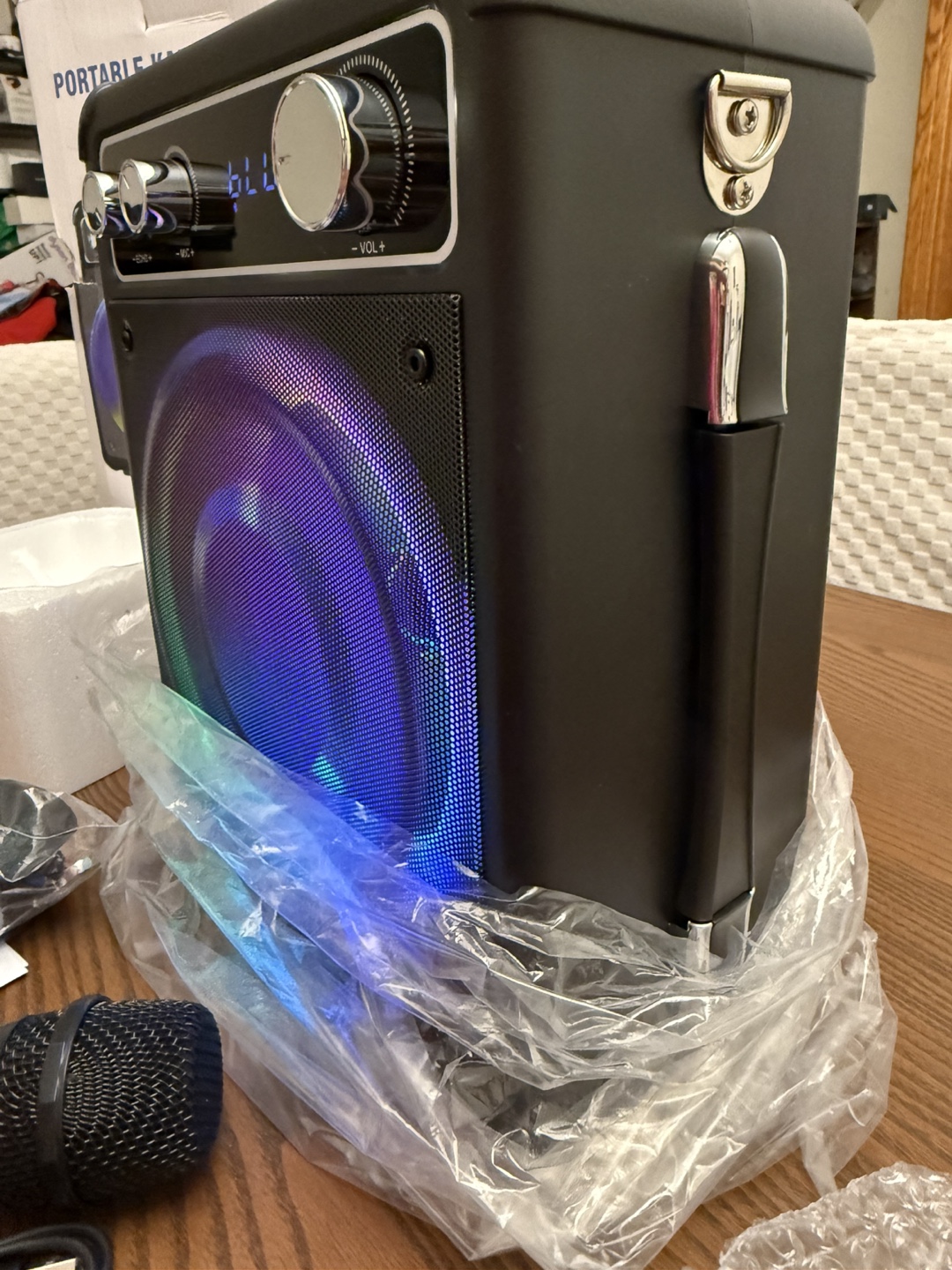 VOSOCO Karaoke Machine with 2 Wireless Microphones - photo 4