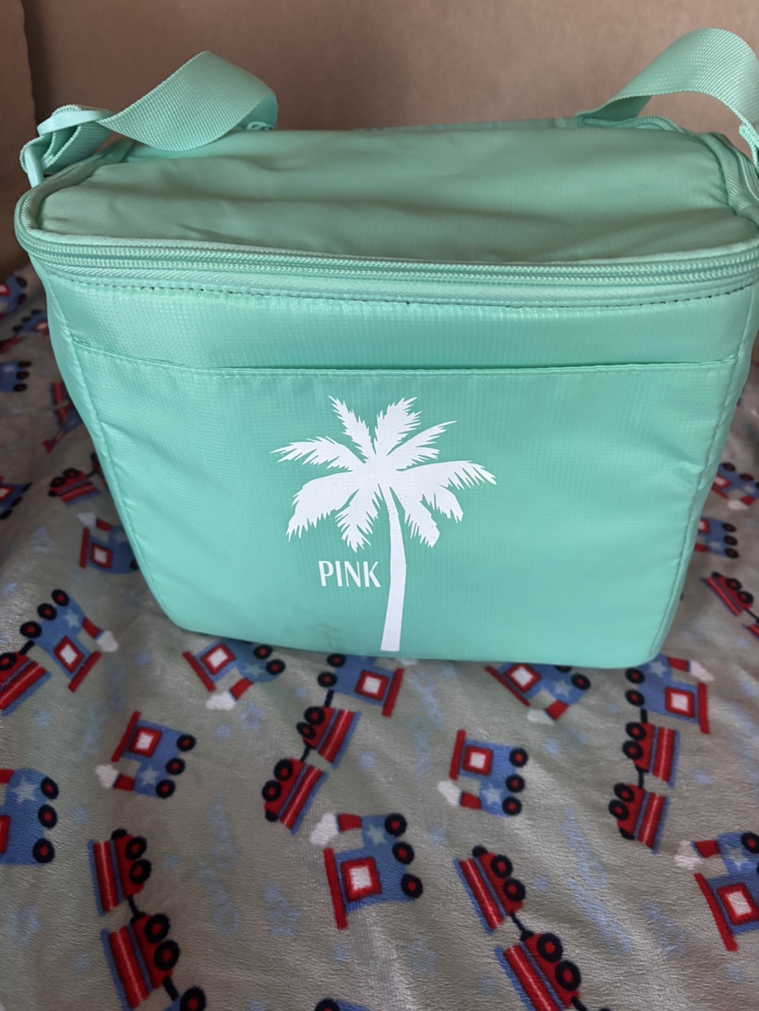 #Freecycle PINK Victoria's Secret Palm Tree Insulated Lunch Bag