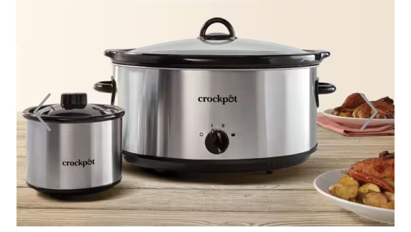 Crockpot 8qt Classic Slow Cooker with Little Dipper