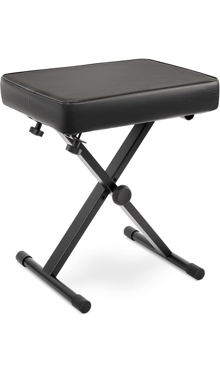 Pyle Adjustable Padded Keyboard Bench - photo 4