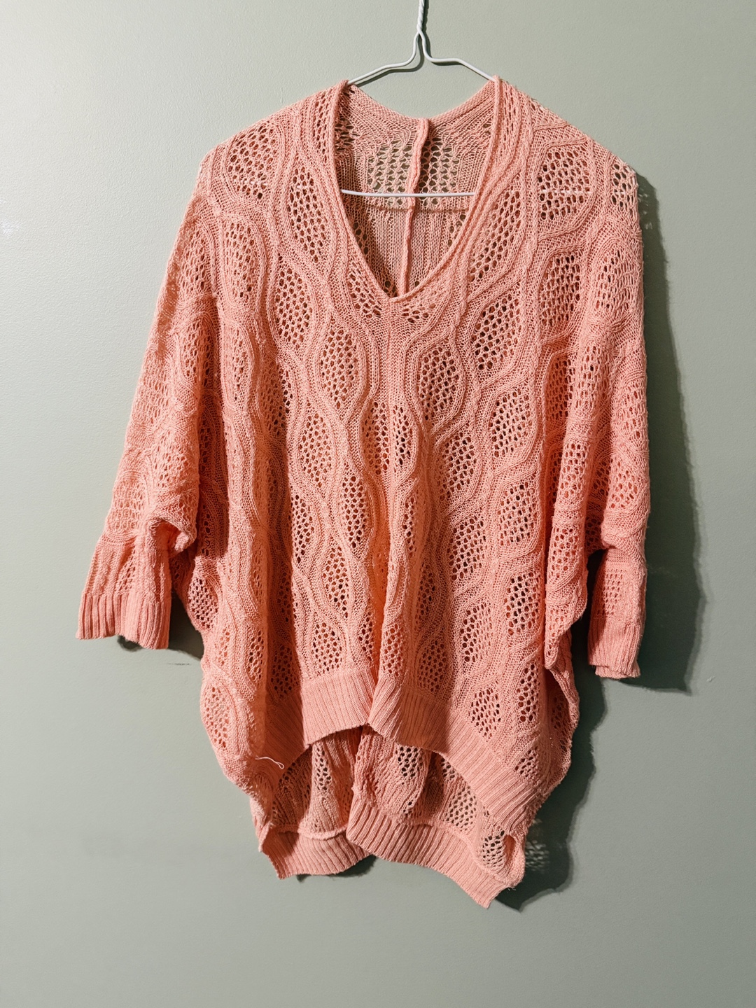 Peach Knit for summer.