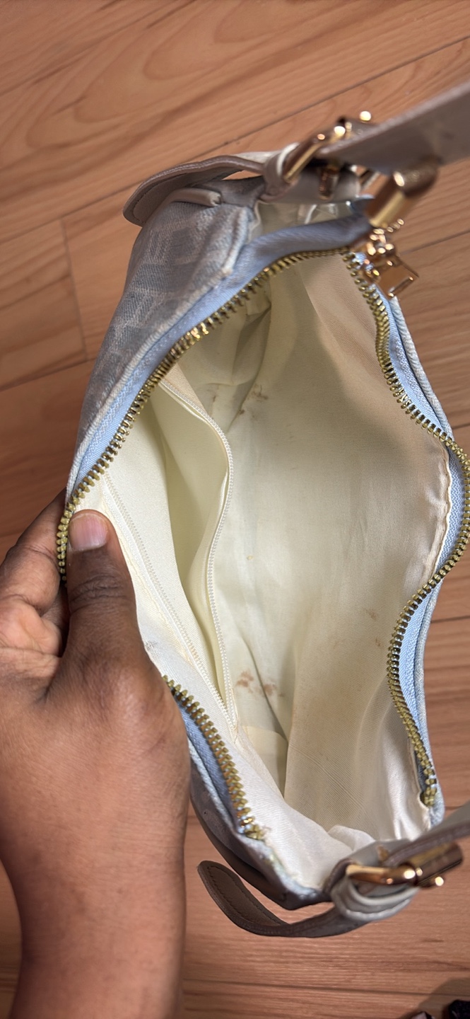 Light Blue Denim Shoulder Bag - photo 3