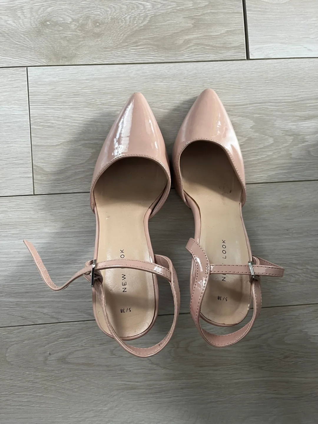 New Look Nude Pink Heels thumbnail