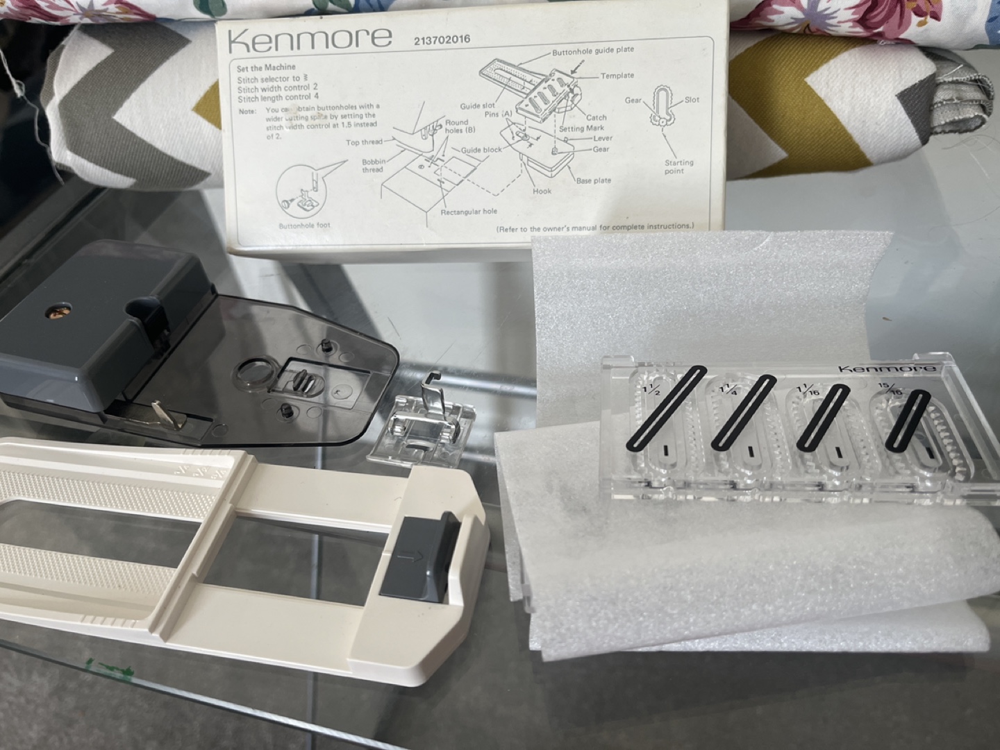 Kenmore 213702016 Buttonhole Attachment