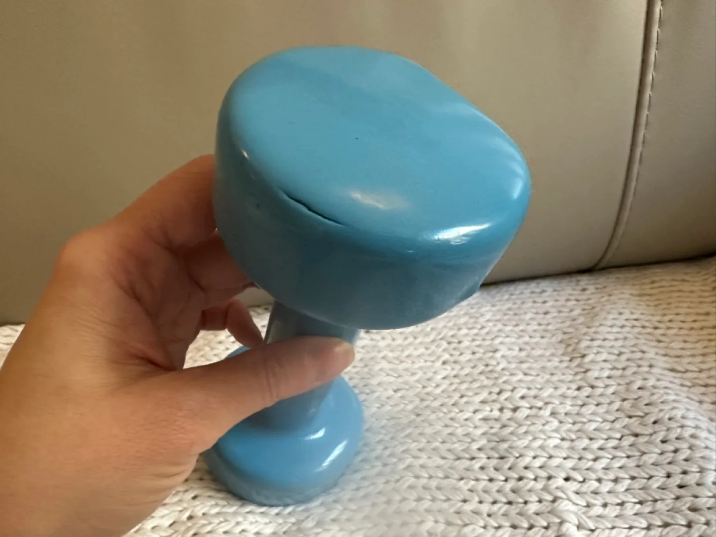 5 lbs single Light Blue Dumbbell #freecycle image indicator(3)