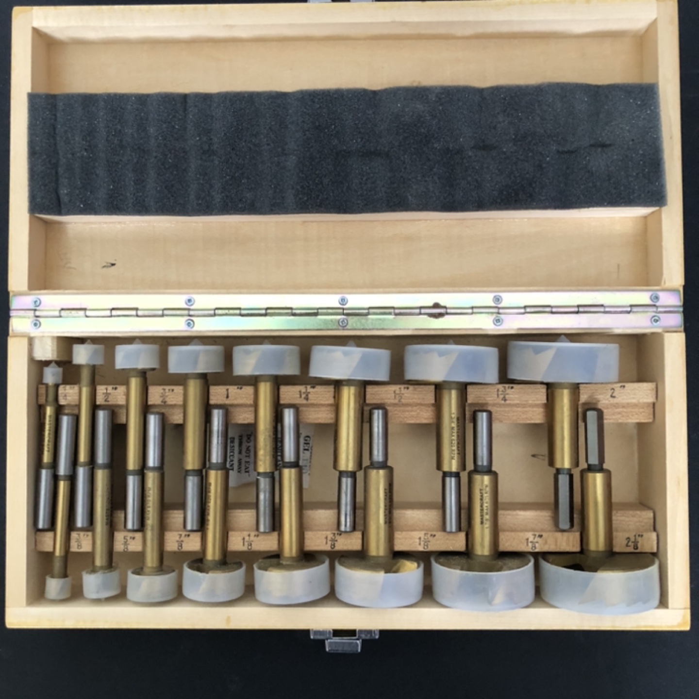 Mastercraft Forstner Bit Set in Wooden Case