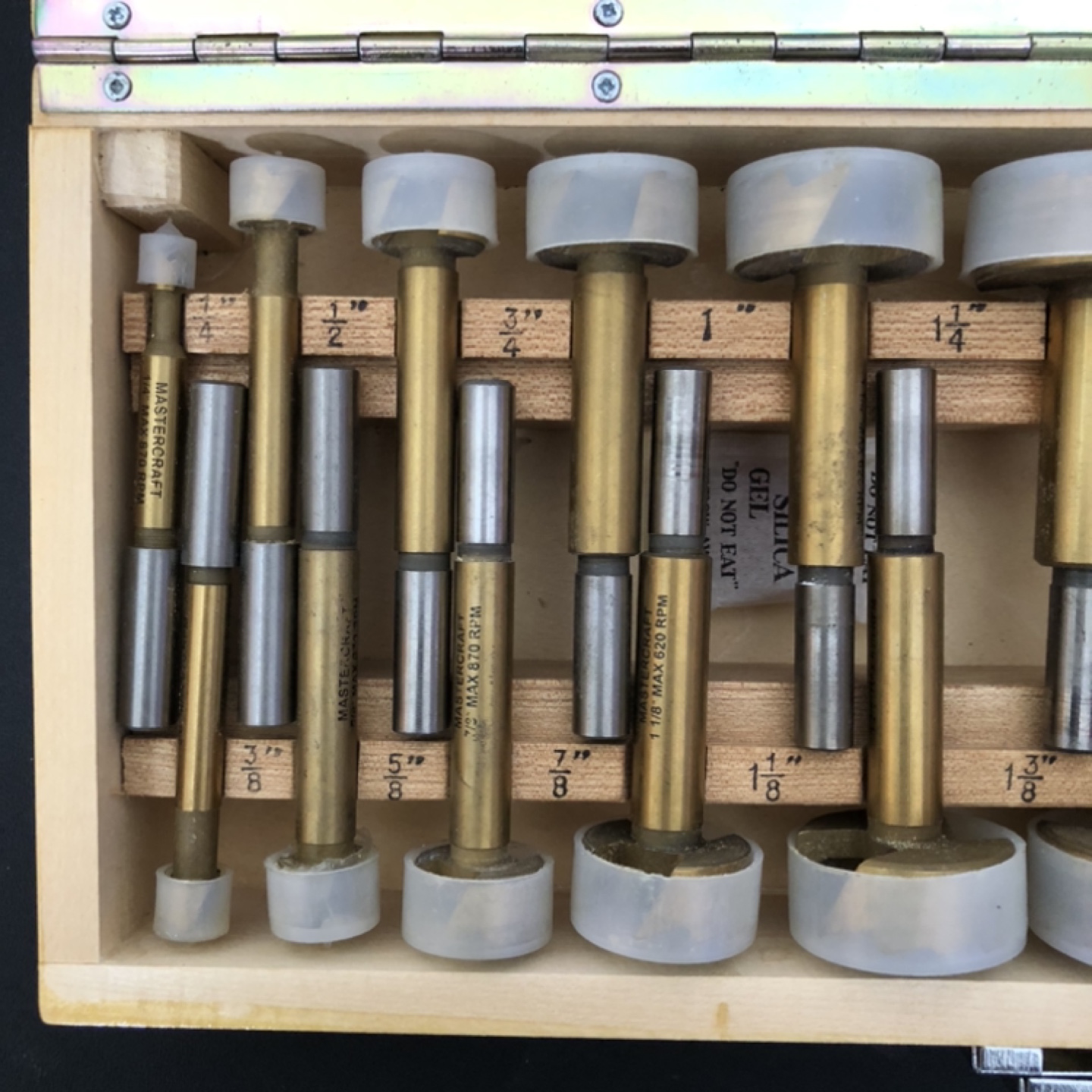 Mastercraft Forstner Bit Set in Wooden Case - photo 2