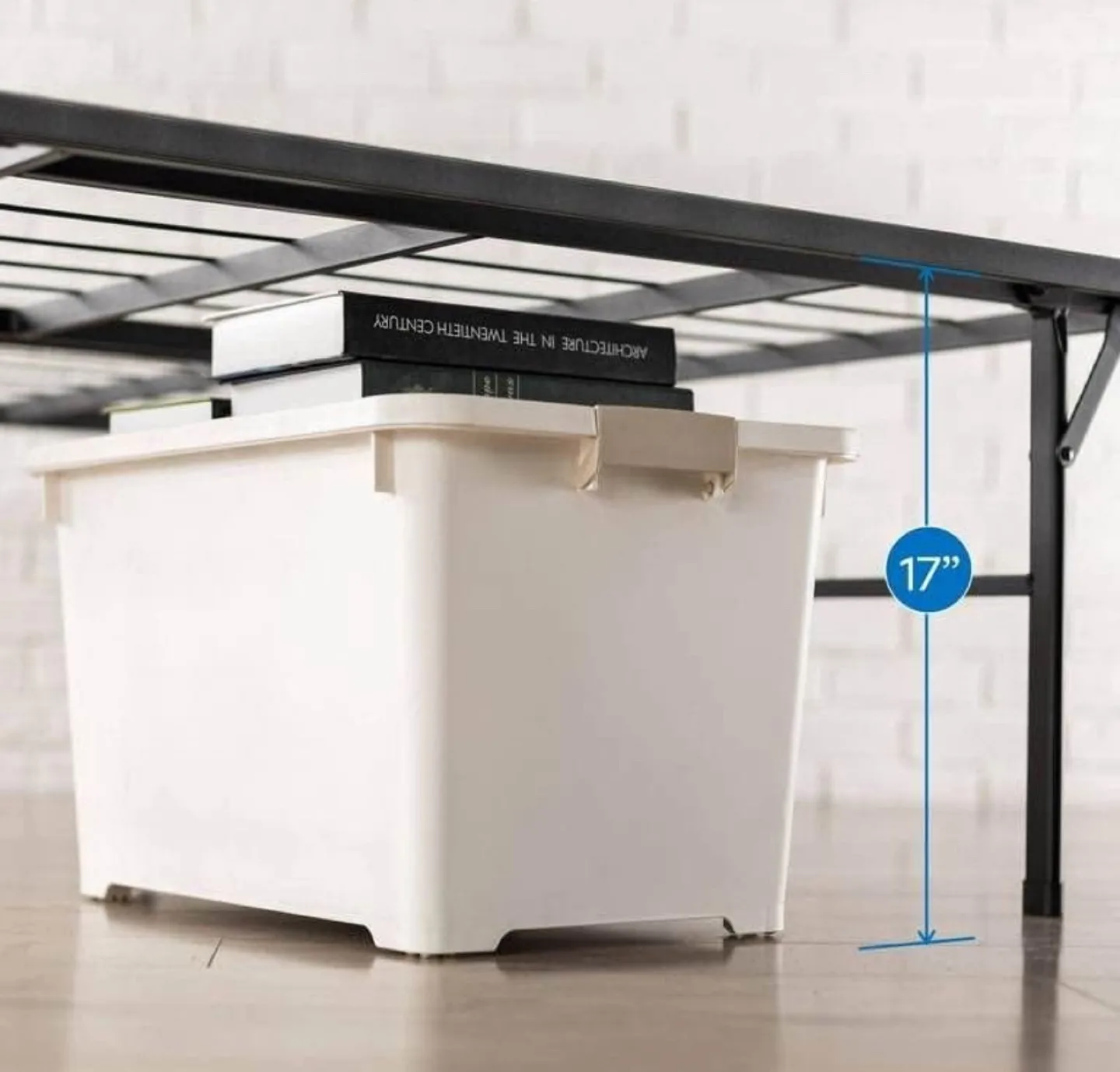 King Foldable Metal Platform Bed Frame ▫️BRAND NEW▫️ image indicator(4)