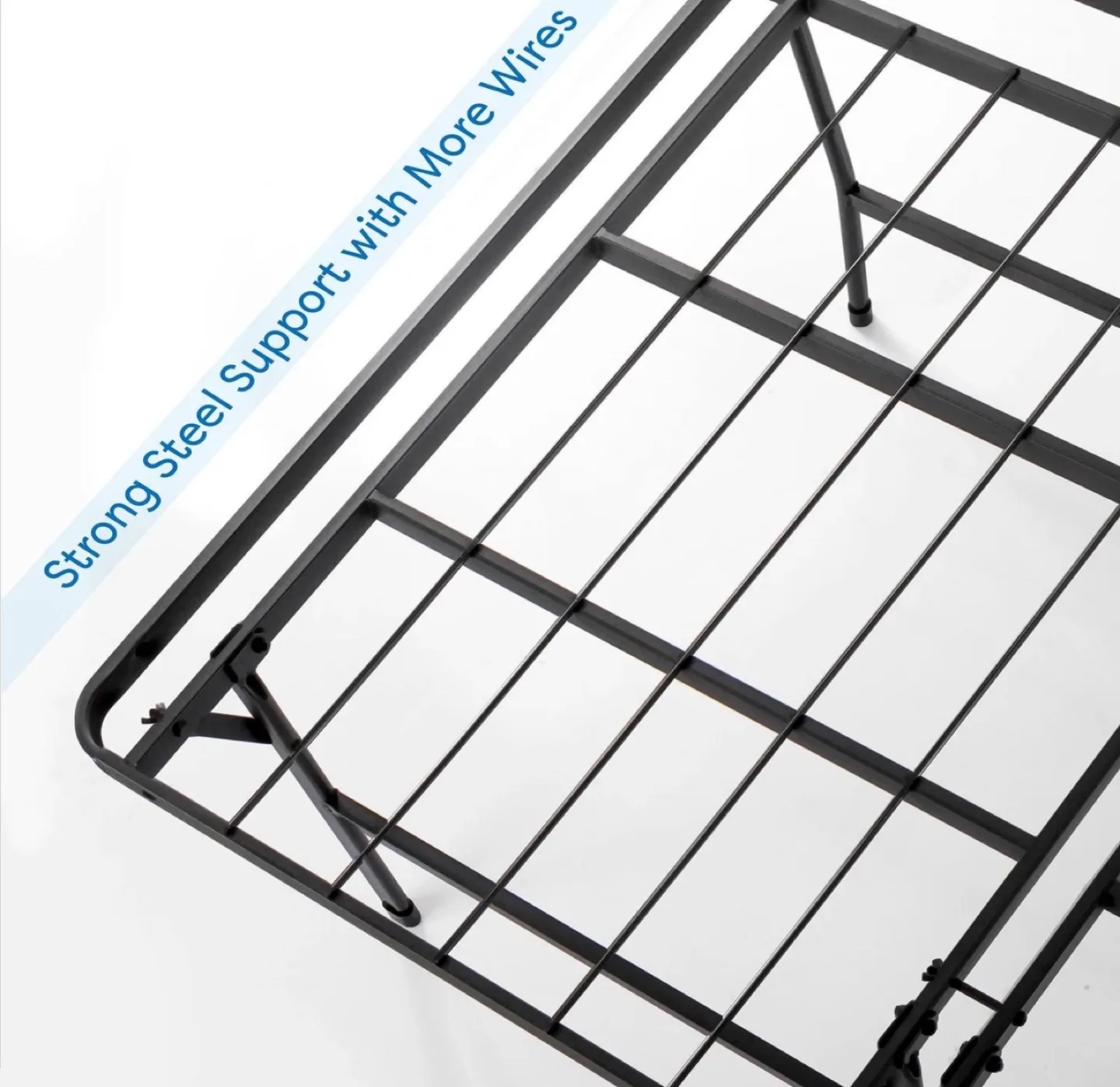 King Foldable Metal Platform Bed Frame ▫️BRAND NEW▫️ image indicator(2)