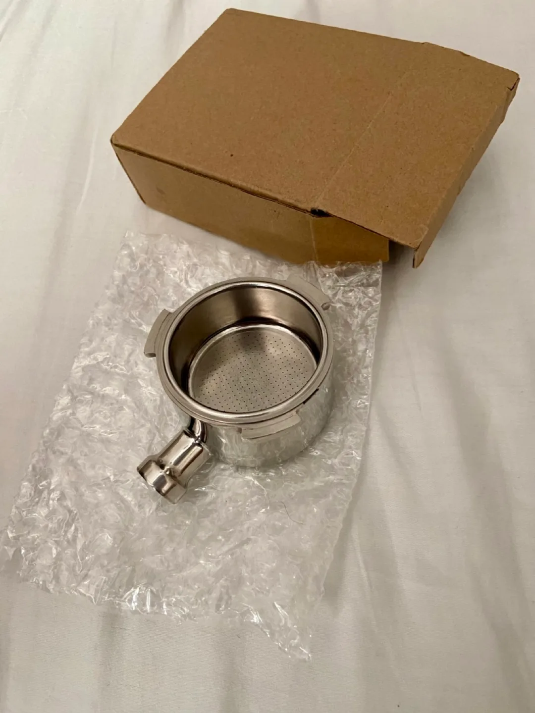 ❗️Sale❗️ New 51mm naked bottomless stainless steel portafilter image indicator(2)