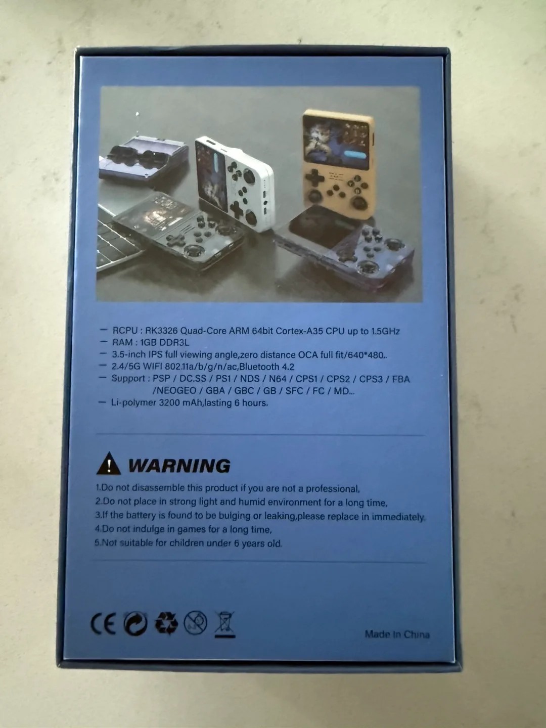 R36S Game Console - Purple Translucent image indicator(6)