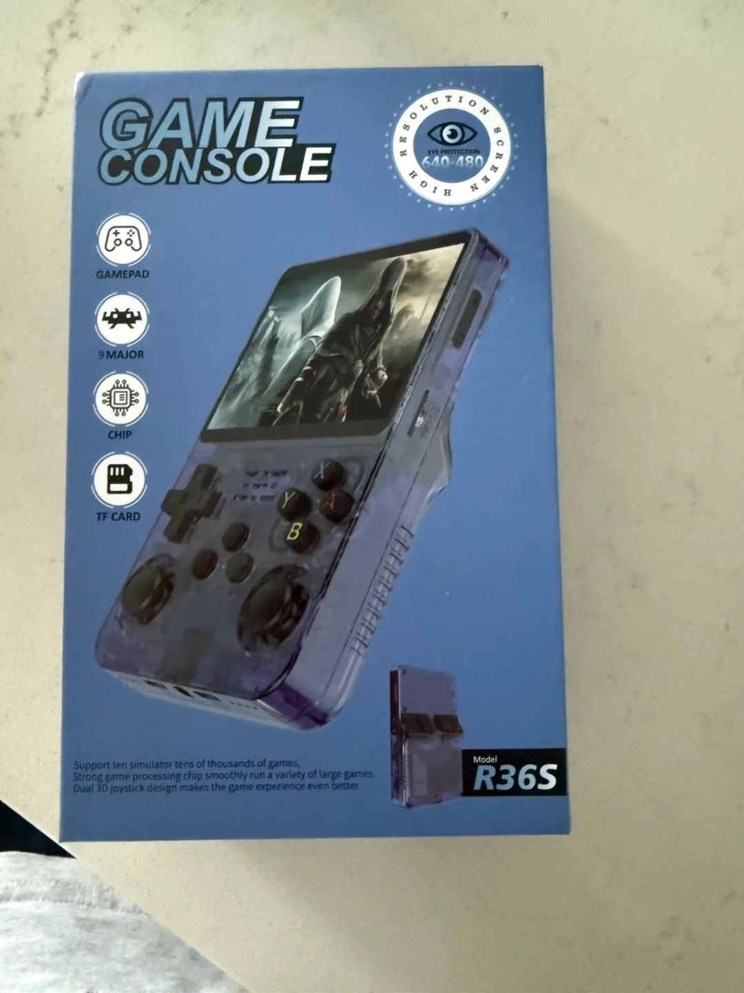 R36S Game Console - Purple Translucent image indicator(5)