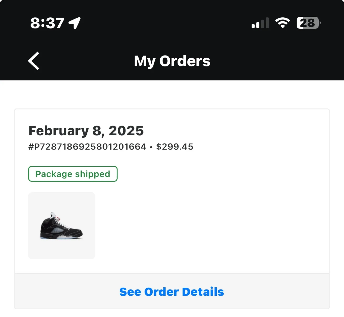 Jordan 5 Metallic Size 8 & 8.5 image indicator(8)