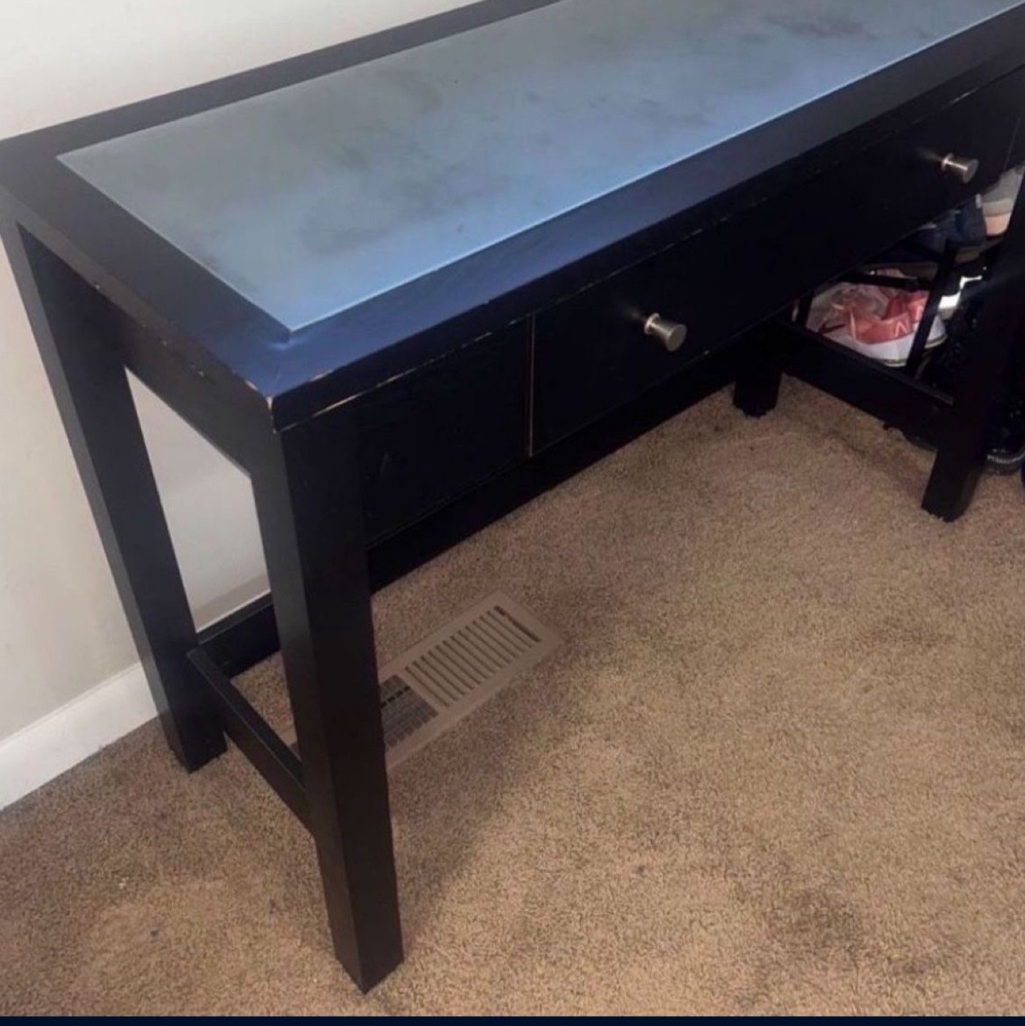 Console Table with Glass Top - photo 3