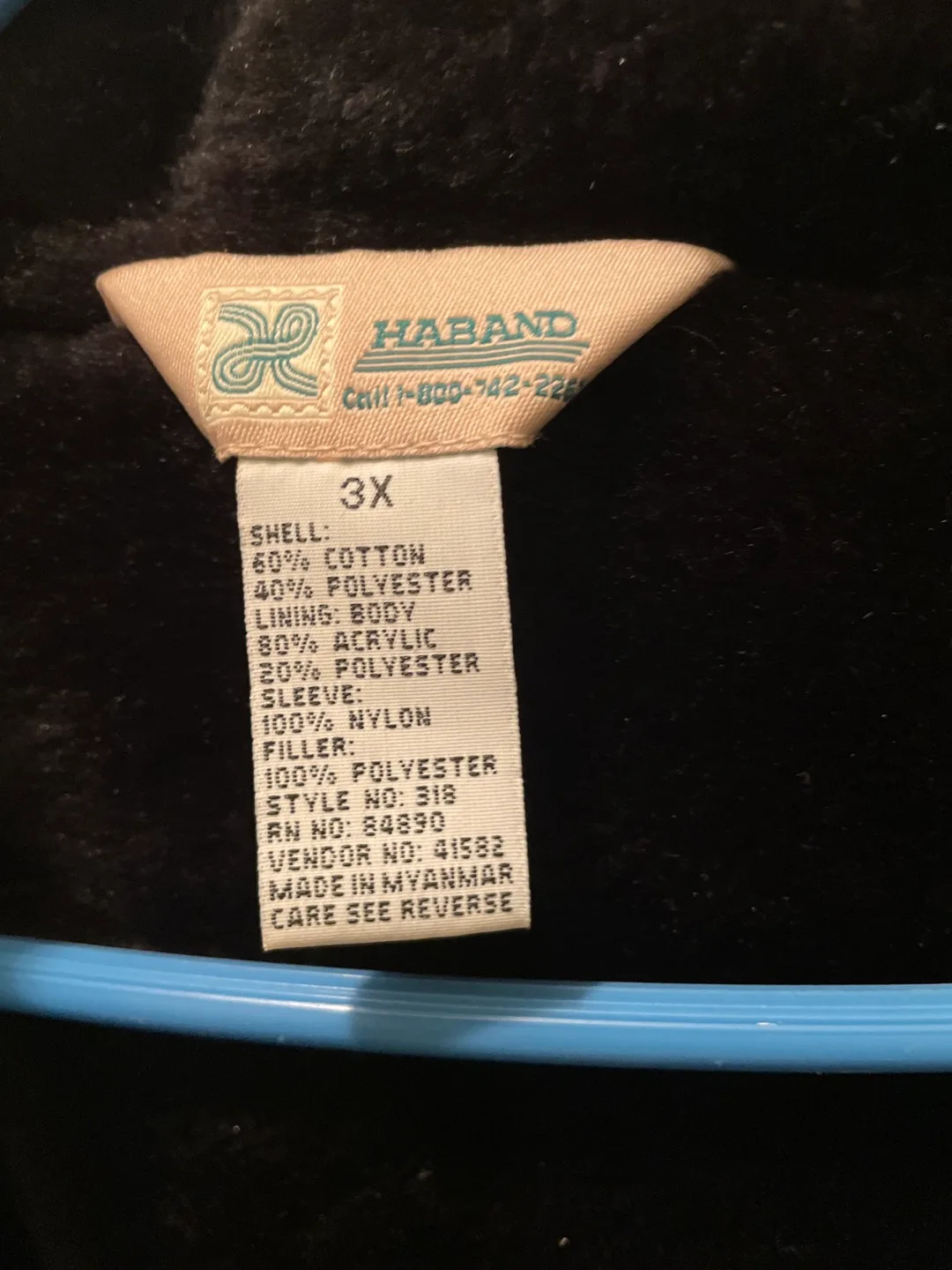 Black Fleece-Lined Jacket 3X image indicator(2)