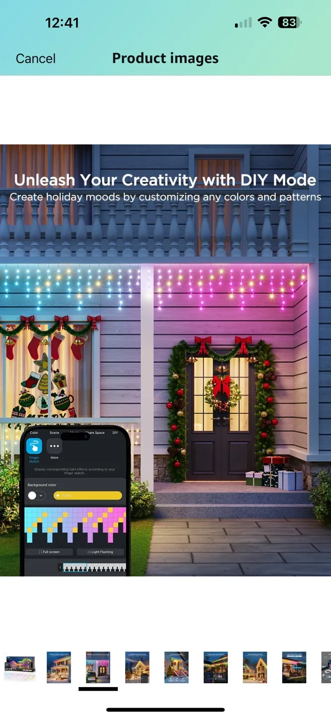 Govee RGBIC Icicle Lights - Smart Holiday Lights image indicator(4)