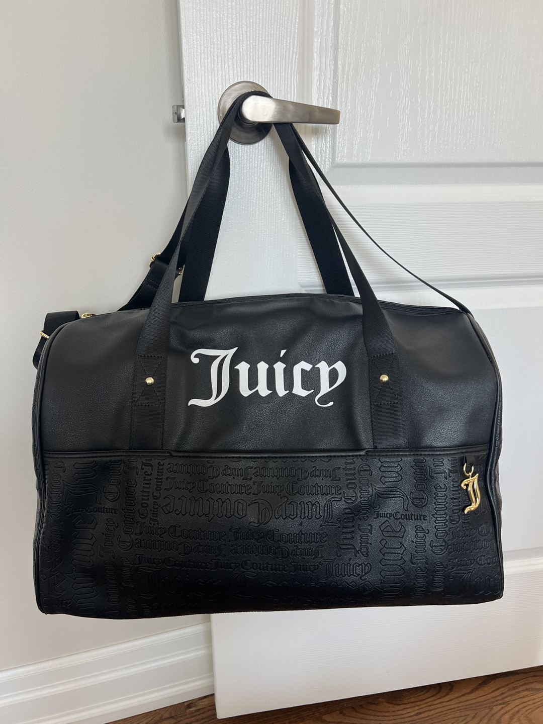 Juicy Couture Black Weekender Bag