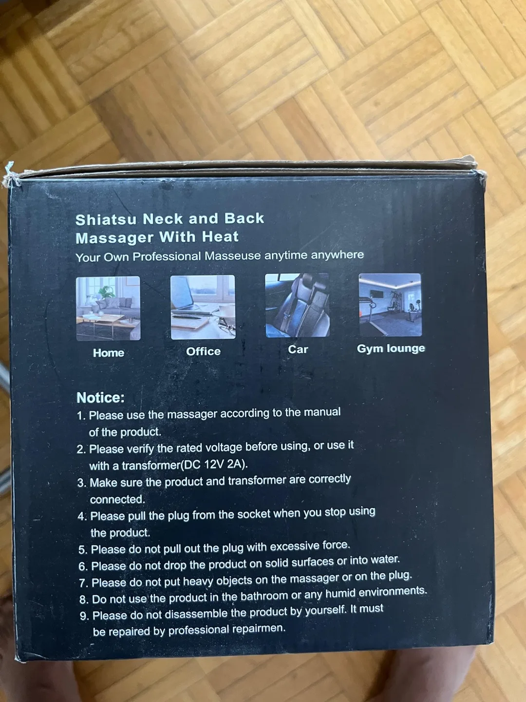 Shiatsu Neck and Back Massager with Heat image indicator(3)