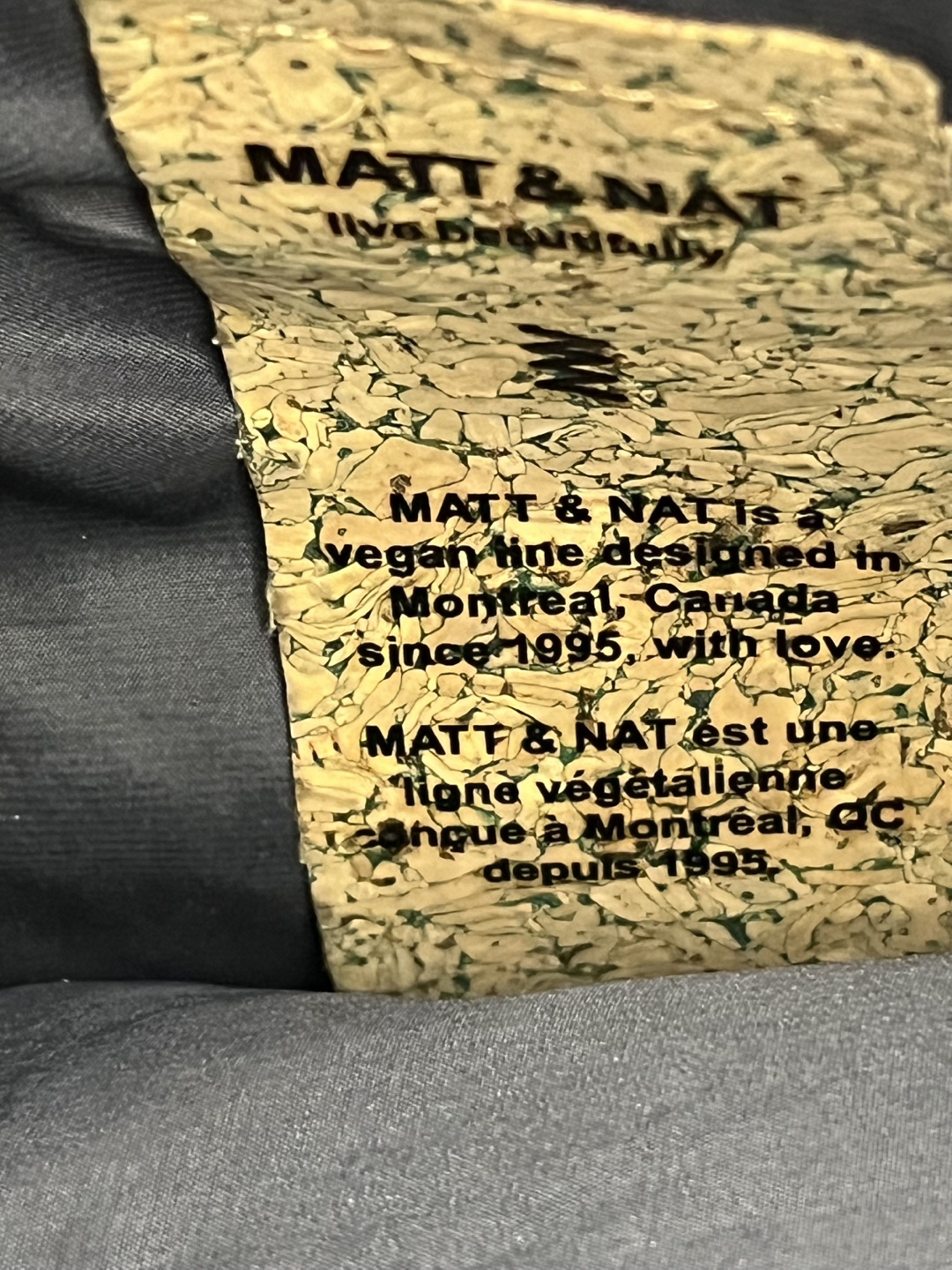 Matt & Nat Olive Green Vegan Leather Crossbody Bag - photo 4